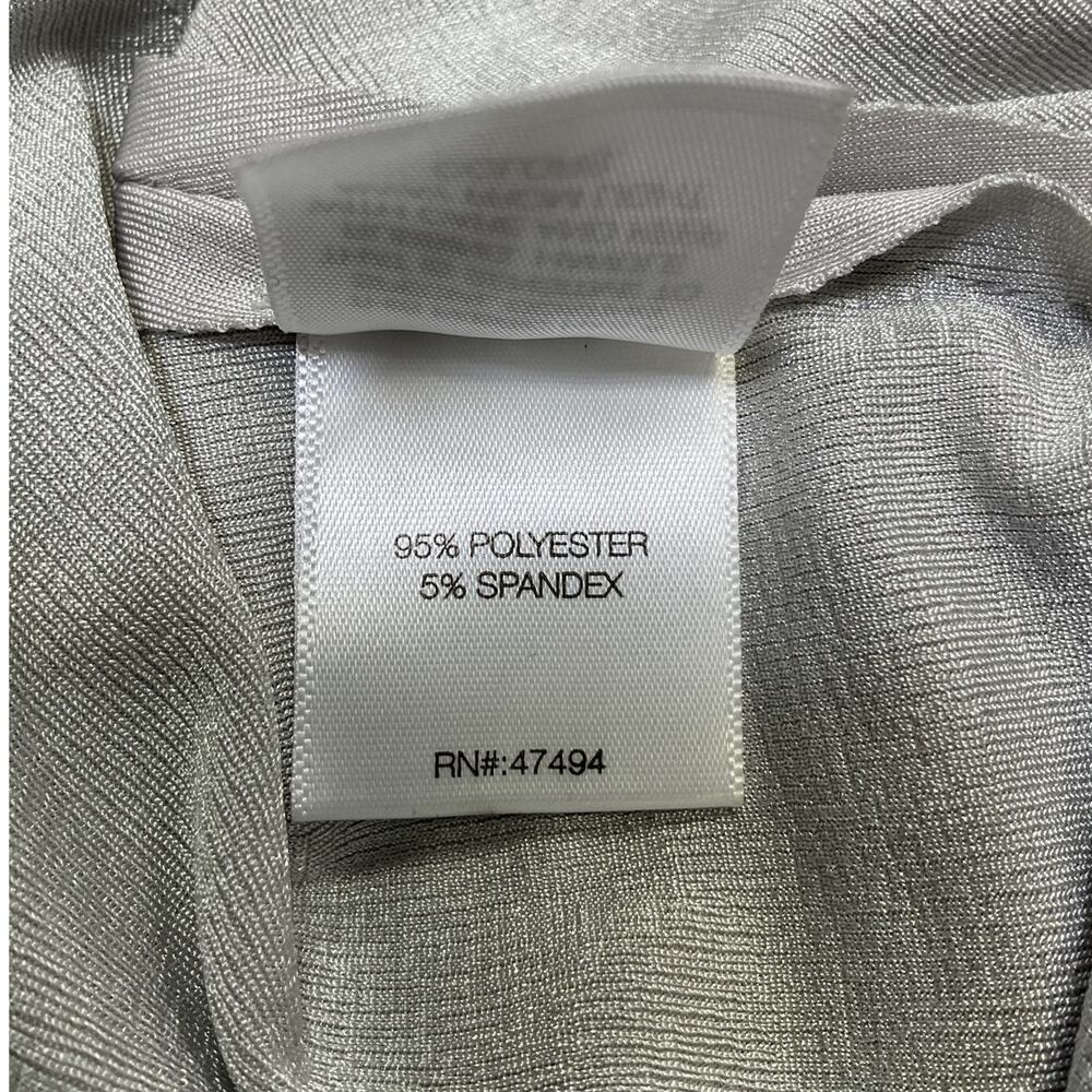 Norma Kamali Cropped Gray Turtleneck Top Size S - Picture 4 of 5